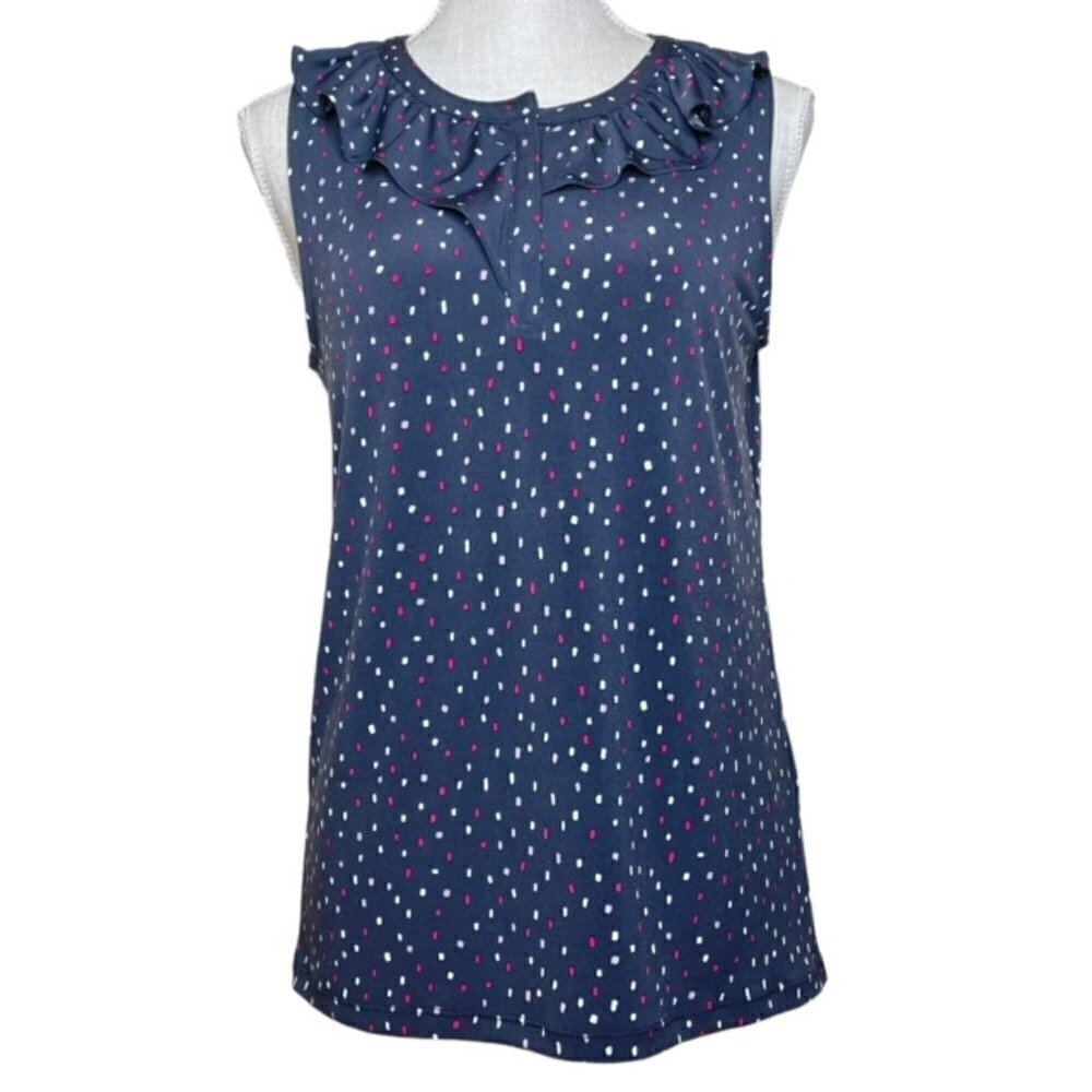 BANANA REPUBLIC FACTORY Ruffled Sleeveless Top - Size Small